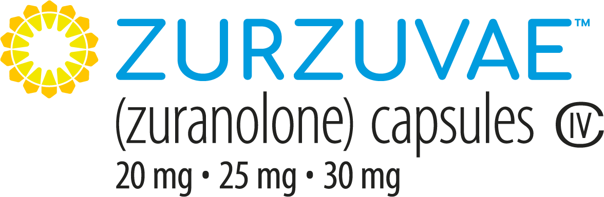 ZURZUVAE™ (zuranolone) capsules, Schedule IV, 20 mg, 25 mg, 30 mg